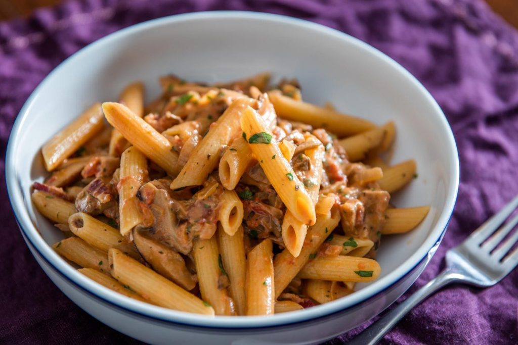 Penne là dạng pasta quen thuộc với người Việt