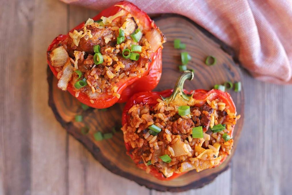 Couscous nhồi với ớt chuông mang đến hương vị đậm đà Couscous nhồi với ớt chuông mang đến hương vị đậm đà
