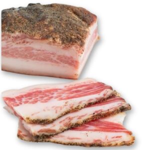 má heo muối guanciale stagionato