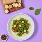 Gnocchi rau chân vit sốt taleggio